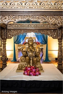Magnificent Indian Ganesha Puja statue. Magnificent Indian Ganesha Puja statue.