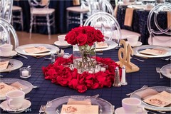 Dreamy Indian wedding flower table decoration. Dreamy Indian wedding flower table decoration.