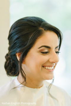 Beautiful indian bride getting ready. Beautiful indian bride getting ready.