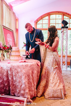 Cutting the cake scene Cutting the cake scene