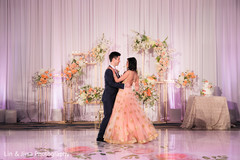 Indian lovebirds having their first dance. Indian lovebirds having their first dance.