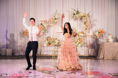 Upbeat indian bride and groom's dance performance Upbeat indian bride and groom's dance performance