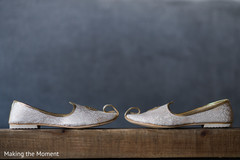 Indian groom's wedding ceremony shoes. Indian groom's wedding ceremony shoes.