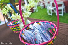 Colorful sangeet floral details. Colorful sangeet floral details.