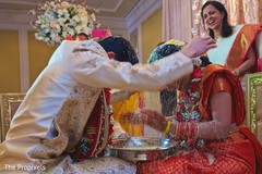 Indian couple execute the traditional rituals. Indian couple execute the traditional rituals.