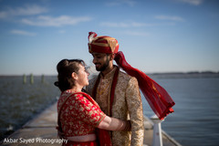Charming shot of the Indian couple outdoors. Charming shot of the Indian couple outdoors.