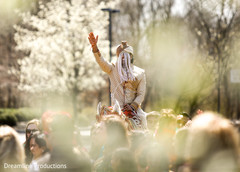 Indian groom riding baraat horse Indian groom riding baraat horse