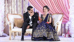 Lovely moment between the Indian couple. Lovely moment between the Indian couple.
