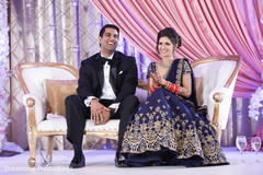Indian couple smile as the photo shoot continues. Indian couple smile as the photo shoot continues.