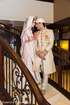 Capture of the elegant Indian couple during the photo shoot. Capture of the elegant Indian couple during the photo shoot.