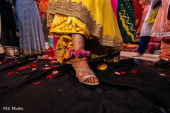 Charming shot of a mehndi design.
