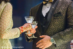 Indian lovebirds toasting capture Indian lovebirds toasting capture