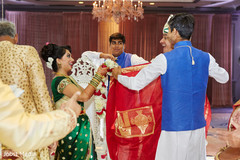 Ravishing indian bride making her entrance to wedding ceremony. Ravishing indian bride making her entrance to wedding ceremony.