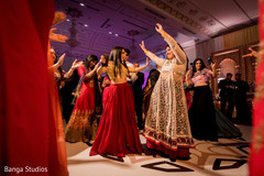 Vibrant indian bridesmaids performance. Vibrant indian bridesmaids performance.