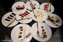 Detail of the pieces of cake for the guests. Detail of the pieces of cake for the guests.