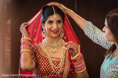 Indian bride getting ready Indian bride getting ready
