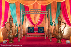 Traditional sangeet stage Traditional sangeet stage
