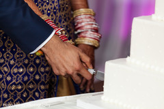 Indian wedding cake cutting scene Indian wedding cake cutting scene