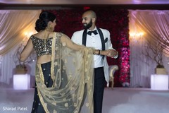 Indian bride and groom first dance capture Indian bride and groom first dance capture