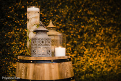 Magic shot of the candles and ornaments for the Indian wedding Magic shot of the candles and ornaments for the Indian wedding
