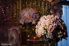 Close up of the flower compositions at the reception Close up of the flower compositions at the reception