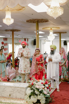 Sweet indian couple at their wedding ceremony. Sweet indian couple at their wedding ceremony.
