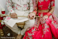 Indian bride and groom tender moment Indian bride and groom tender moment