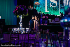 Gorgeous Indian bride and groom at their wedding reception capture. Gorgeous Indian bride and groom at their wedding reception capture.