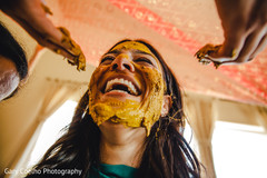 Gorgeous bride at haldi pre-wedding celebration. Gorgeous bride at haldi pre-wedding celebration.