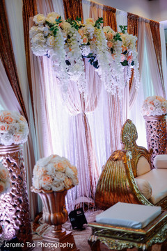 Magnificent Indian wedding stage flowers decoration. Magnificent Indian wedding stage flowers decoration.