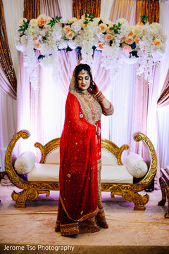 Gorgeous Indian bride wearing her Lengha. Gorgeous Indian bride wearing her Lengha.