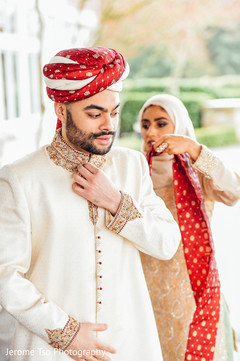 Indian groom getting ready capture. Indian groom getting ready capture.
