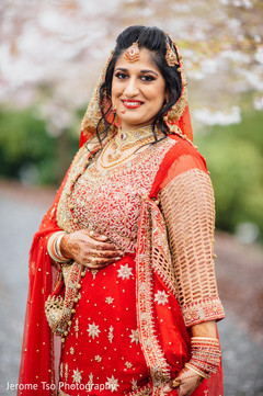 Beautiful Indian bride's portrait. Beautiful Indian bride's portrait.