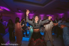 Upbeat Indian guests dance performance. Upbeat Indian guests dance performance.