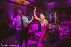 Upbeat Indian bride and father performance capture. Upbeat Indian bride and father performance capture.