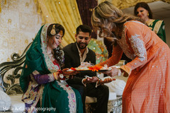 Joyful sangeet guests, bride and groom photography. Joyful sangeet guests, bride and groom photography.