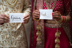 Indian bride and groom personalized notes Indian bride and groom personalized notes