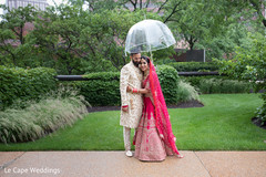Indian couple meeting for their first look Indian couple meeting for their first look