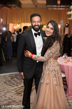 Beautiful capture of the elegant Indian newlyweds Beautiful capture of the elegant Indian newlyweds