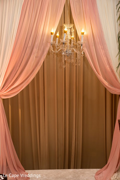 Photography of the draping at the reception Photography of the draping at the reception