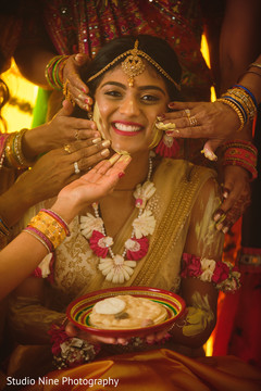 Beautiful maharani getting ready for the ceremony Beautiful maharani getting ready for the ceremony