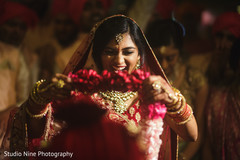 Capture of the maharani with the flower garland Capture of the maharani with the flower garland