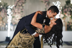 Lovely moment between the Indian newlyweds as they wait for the guests