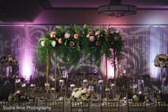 Floral decorations and lightning details Floral decorations and lightning details