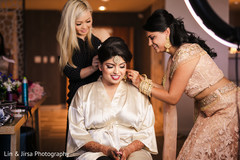 Indian bride getting ready for the ceremonies Indian bride getting ready for the ceremonies
