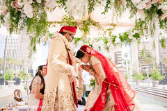 Indian wedding ceremony starts Indian wedding ceremony starts