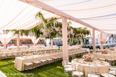 Overview of the Indian wedding outdoors decoration Overview of the Indian wedding outdoors decoration