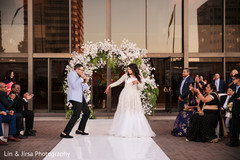 Fun reception starts as the Indian newlyweds dance Fun reception starts as the Indian newlyweds dance