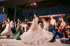Indian bride and beautiful guests during their choreography Indian bride and beautiful guests during their choreography