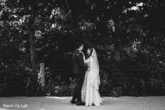 Indian couple black and white portrait. Indian couple black and white portrait.